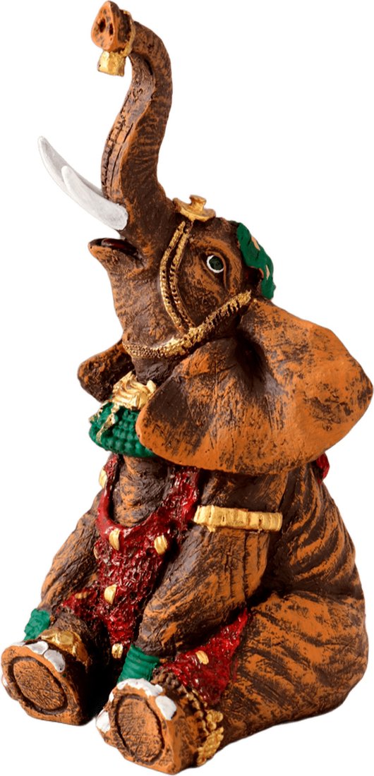 

Статуэтка Хорошие сувениры Слон индийский сидит 10887491