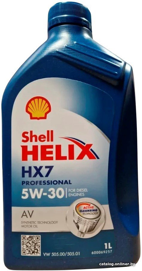 Моторное масло Shell Helix HX7 Professional AV 5W-30 1л