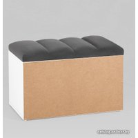 Тумба для обуви Stool Group Хольст vt-holst-996 (белый/велюр темно-серый)