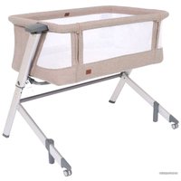 Приставная детская кроватка Nuovita Accanto Dalia (хаки/серебристый)