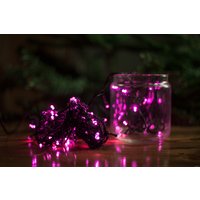 Светодиодная гирлянда Огоньки Диод 008 50 LED 5 м (розовый)