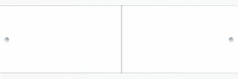 Фронтальный экран под ванну Метакам Универсал Кварт 1.48 (белый)