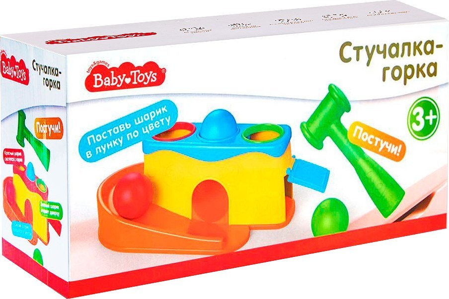 

Развивающая игра Baby Toys Стучалка-горка 2 в 1 70007