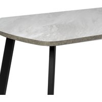 Кухонный стол ВВР Пластиковый (лавант/бетон светлый/черный профиль 110/70)