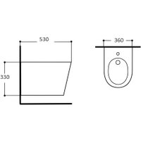 Биде Aquatek Вега AQ1057-MG