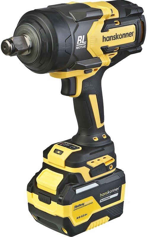 

Гайковерт Hanskonner HCD201300BLC (с 1-им АКБ, кейс)