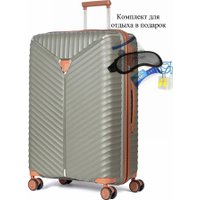 Чемодан-спиннер L'Case Seoul-L 115 л (темно-серый)