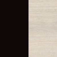 Кровать PROxSON Milton 80x190 (черный/дуб шамони светлый 124)