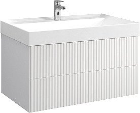 

Belux Тумба под умывальник Сиртаки НП 100-02 (1, белый глянцевый)