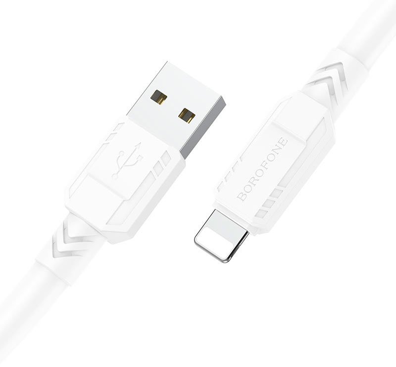

Кабель Borofone BX81 USB Type-A - Lightning (1 м, белый)