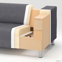 Угловой диван Ikea Клиппан 492.517.80 (темно-серый)