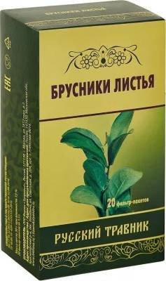 Комплекс Русский Травник Брусники листья 1,5г (20 фильтр-пакетов)