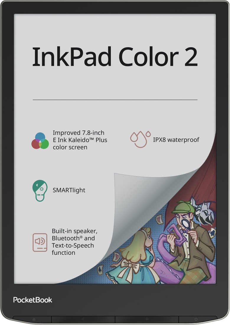 

Электронная книга PocketBook 743C InkPad Color 2 (черный/серебристый)