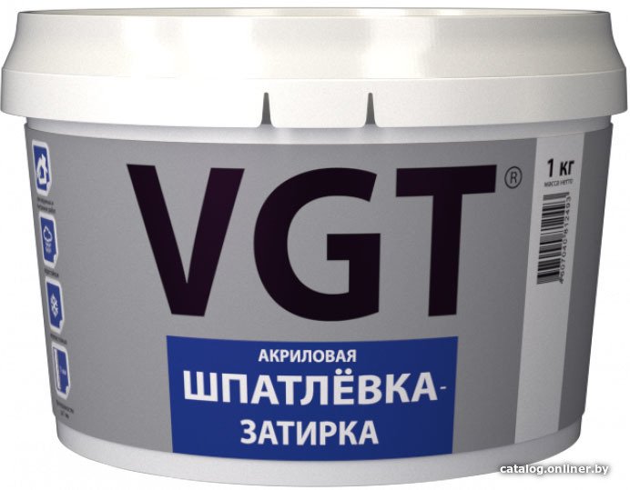 Шпатлевка VGT Шпатлевка–затирка (1 кг)
