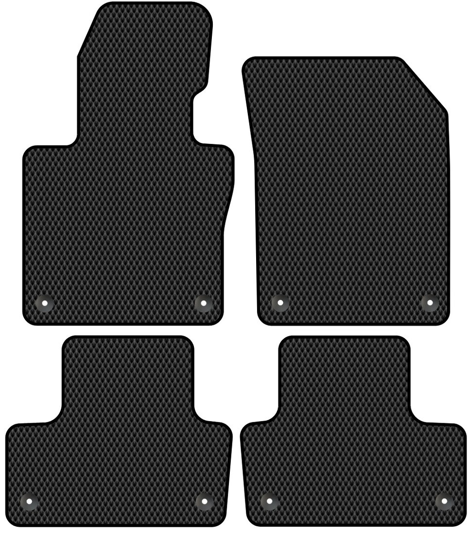 

Комплект ковриков для авто Alicosta Volvo XC60 II (suv / UZ) 2017 - Н.В. (черный, ромб)