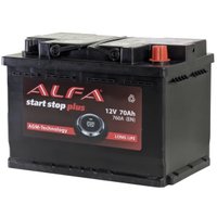 Автомобильный аккумулятор ALFA AGM R+ (70 А·ч)