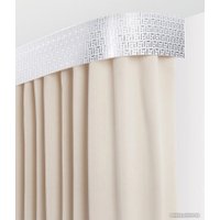 Карниз для штор Legrand Твил 7см 1.6м 2р 58114577 (белый/серебро)