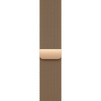 Умные часы Apple Watch Series 10 LTE 46 мм (титановый корпус, золотистый/золотистый, миланская петля)
