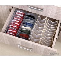 Органайзер для хранения USBTOP 32x12x12.5 см 7 отсеков (белый)