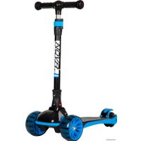 Трехколесный самокат Novatrack Rainbow Basic Black New 120BB.RAINBOW.BBL22 (черный/голубой)