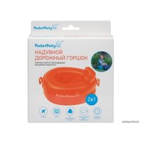 Дорожный горшок Roxy Kids PocketPotty PP-3102R (оранжевый) в Витебске