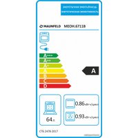 Электрический духовой шкаф MAUNFELD MEOH 6711B