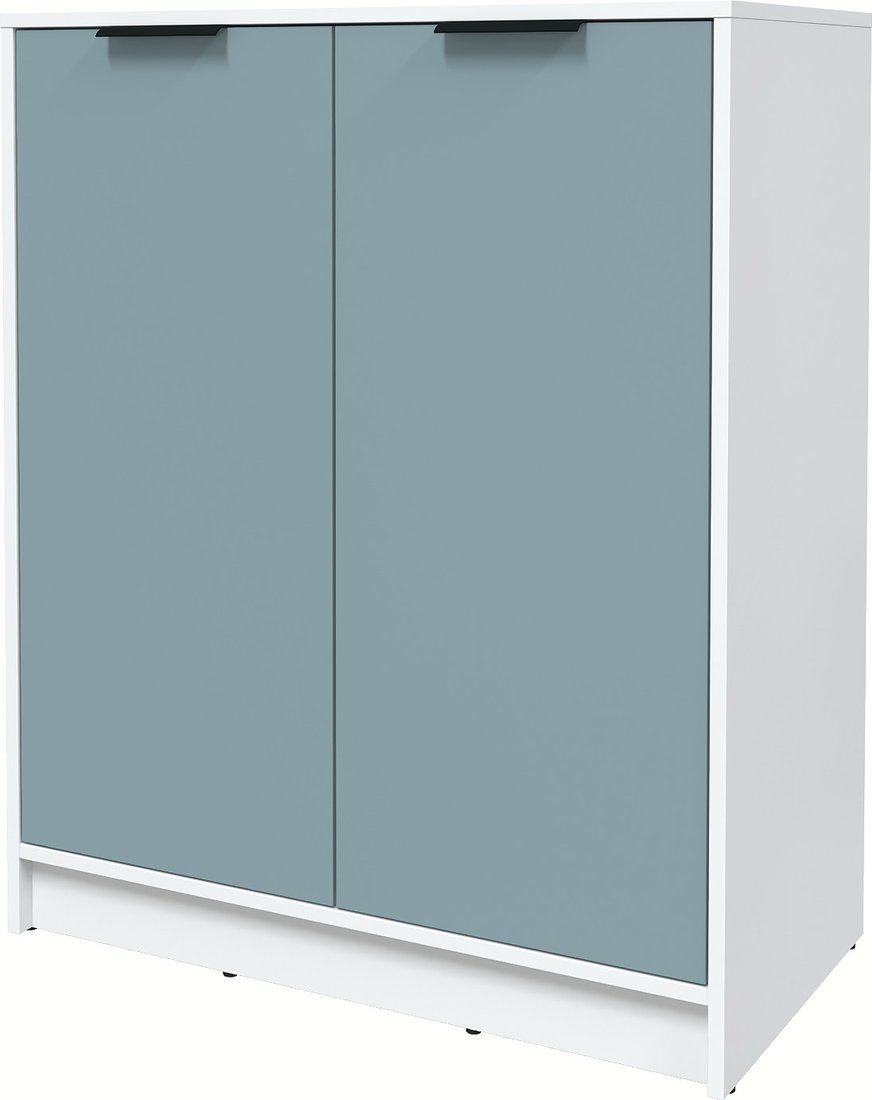 

Тумба Интерлиния Концепт КТ-Т84 Глосс (белый платинум/океан)