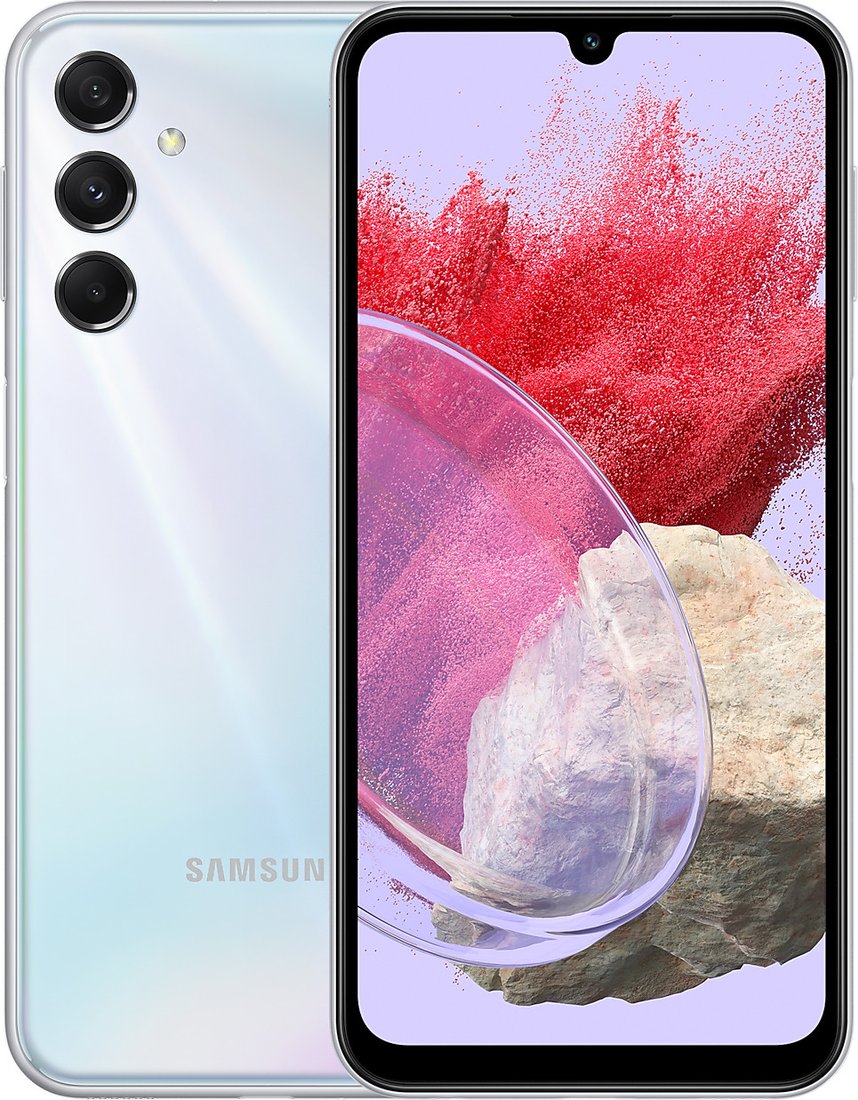 

Смартфон Samsung Galaxy M34 5G SM-M346B 6GB/128GB (серебристый)