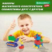 Магнитный конструктор BRAUBERG Kids Magnetic Cubes 665723