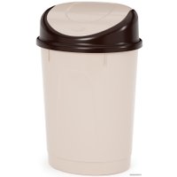 Мусорное ведро Альтернатива М1549 12 л (бежевый)