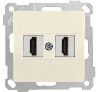 Розетка HDMI Mutlusan 2100-458-0102 (слоновая кость)