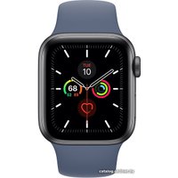 Умные часы Apple Watch Series 5 40 мм (алюминий серый космос/синий спортивный)