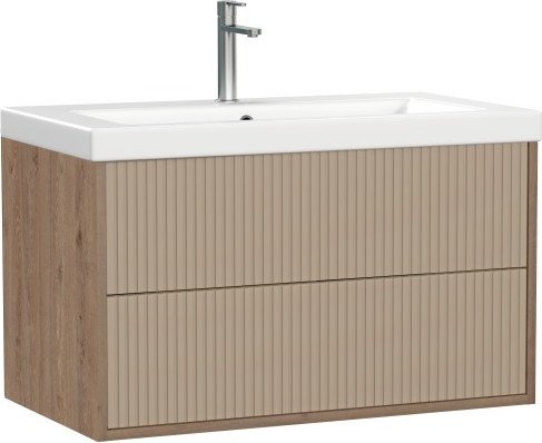 

Cersanit Тумба под умывальник Classic Ribble 80 69278 (бежевый)