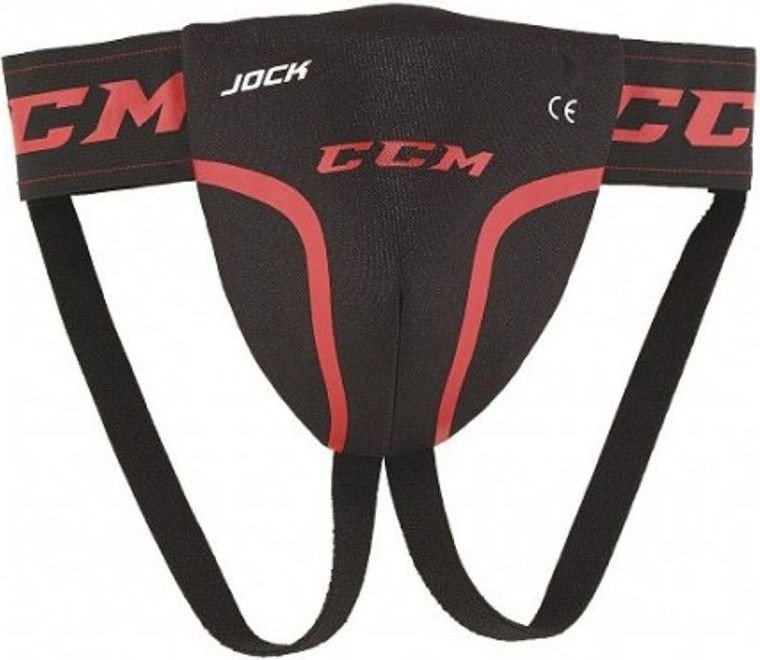 Защита паха CCM JOCK Jr Black/Red OSFA