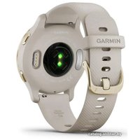 Умные часы Garmin Venu 2S (светло-золотистый/бежевый)