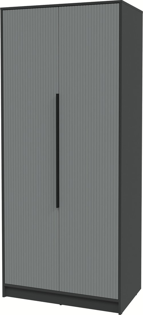 

Шкаф распашной Интерлиния Концепт Лайн КТ-Ш2 (антрацит/серый)