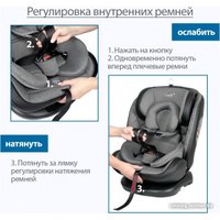 Детское автокресло Kitelli Stello Isofix ST-3 (серый)