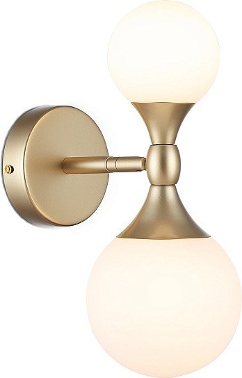 

Люстра средней высоты Ambrella light LH51053/2 GD/FR (золото/белый матовый)