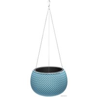 Кашпо Эльфпласт Lace EP575 3.9 л (серо-голубой)