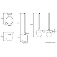 Набор для туалета Bemeta Omega 204601