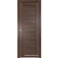 Межкомнатная дверь ProfilDoors 2.76XN L 80х200 (салинас темный, стекло графит)