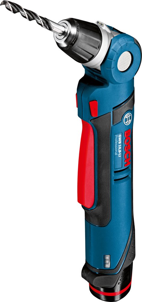 

Угловая дрель Bosch GWB 12V-10 Professional 0601390908 (с 2-мя АКБ, кейс)