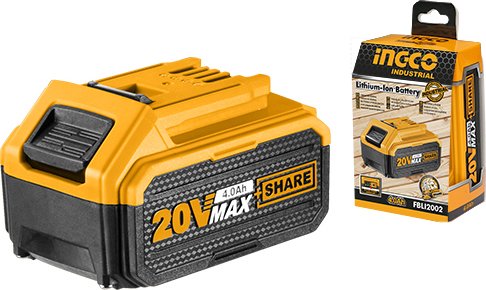 

Аккумулятор Ingco P20S FBLI2002 (20В/4 Ah)