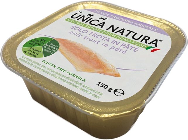 

Консервированный корм для собак Unica Natura Unico Mono Mini с форелью 150 г
