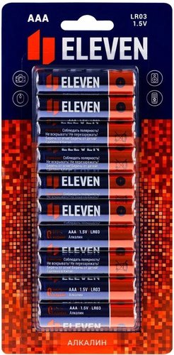 Eleven AAA LR03 алкалиновые ВС10 (2x10 шт)