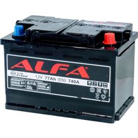 Автомобильный аккумулятор ALFA Hybrid 77 R (77 А·ч) + Бесплатная диагностика подвески или -30% на замену масла