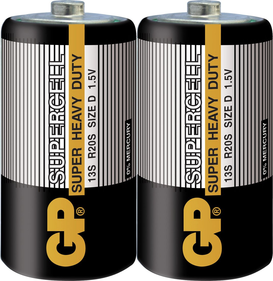 

Батарейка GP Supercell R20P/13S 2 шт