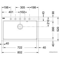 Кухонная мойка Franke Maris FIG 610-80 (графит)