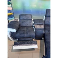 Диван ПетраМебель Айпетри Люкс (черно-белый)