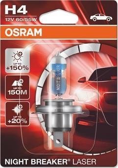 

Галогенная лампа Osram H4 Night Breaker 1шт